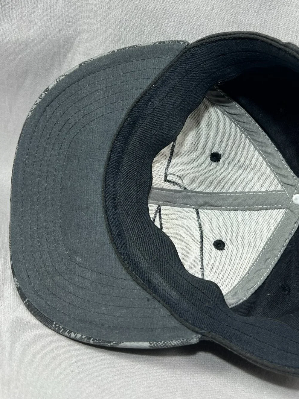 Tony Hawk Signature A-Flex S/M Hat Black Plaid Checkered Skateboarding Y2K Cap